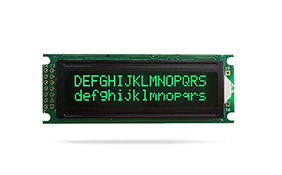 字符型车载液晶模块JXD1602B FSTN负显 翠绿色字