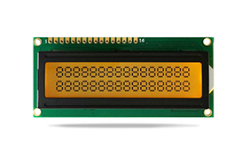 字符型车载液晶模块JXD1602A-S 黄绿屏橙光