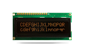 字符型车载液晶模块JXD1602A-S FSTN 负显 橙光