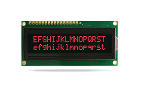 字符型车载液晶模块JXD1602A FSTN负显 红字