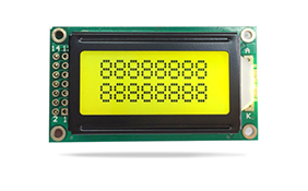 字符型车载液晶模块JXD0802A 黄绿屏黄绿光