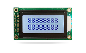 字符型车载液晶模块JXD0802A STN 灰膜兰字