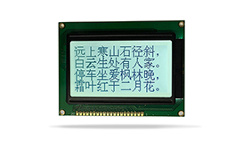 图形点阵医疗器械液晶模块JXD12864A FSTN 白光