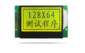 COG家电液晶模块JXD12864A-COG 黄绿屏